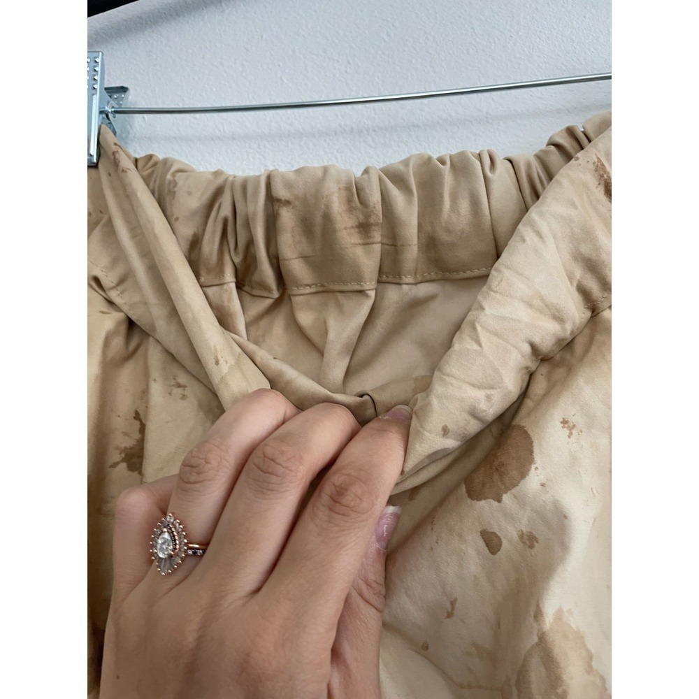 Shabby Chic Handmade Skirt Women S/M Ruffle Hem Midi Elastic Waist Boho Cottage - Picture 6 of 10